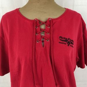 Harley-Davidson Womens 2XL Stretch Knit Top